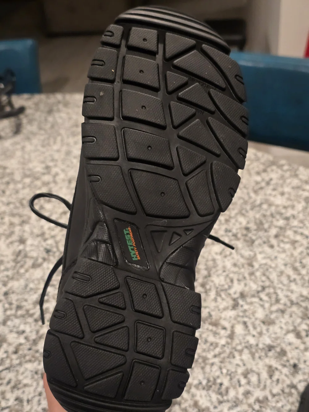 HyTest Black Waterproof Safety Boots